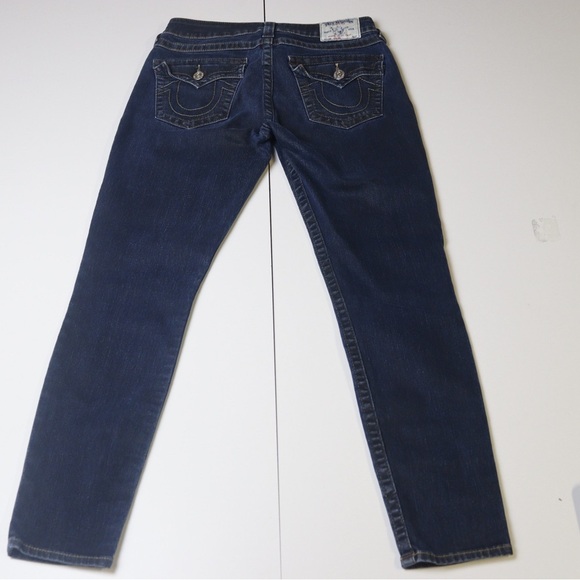 True Religion Denim - True Religion World Tour Jeans Blue Classic Fit Womens 30 Flap Pocket